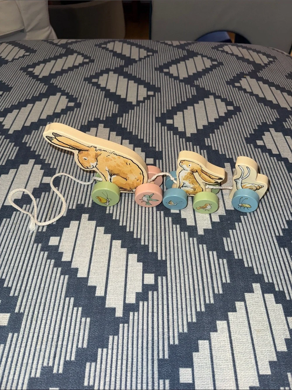 Guess How Much I Love You Wooden Bunny Pull-Along Toy